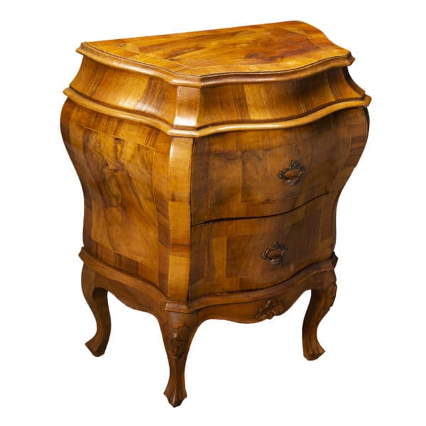 - Small Burlwood Bombay Chest, Italy - Rubbish Interiors Inc.