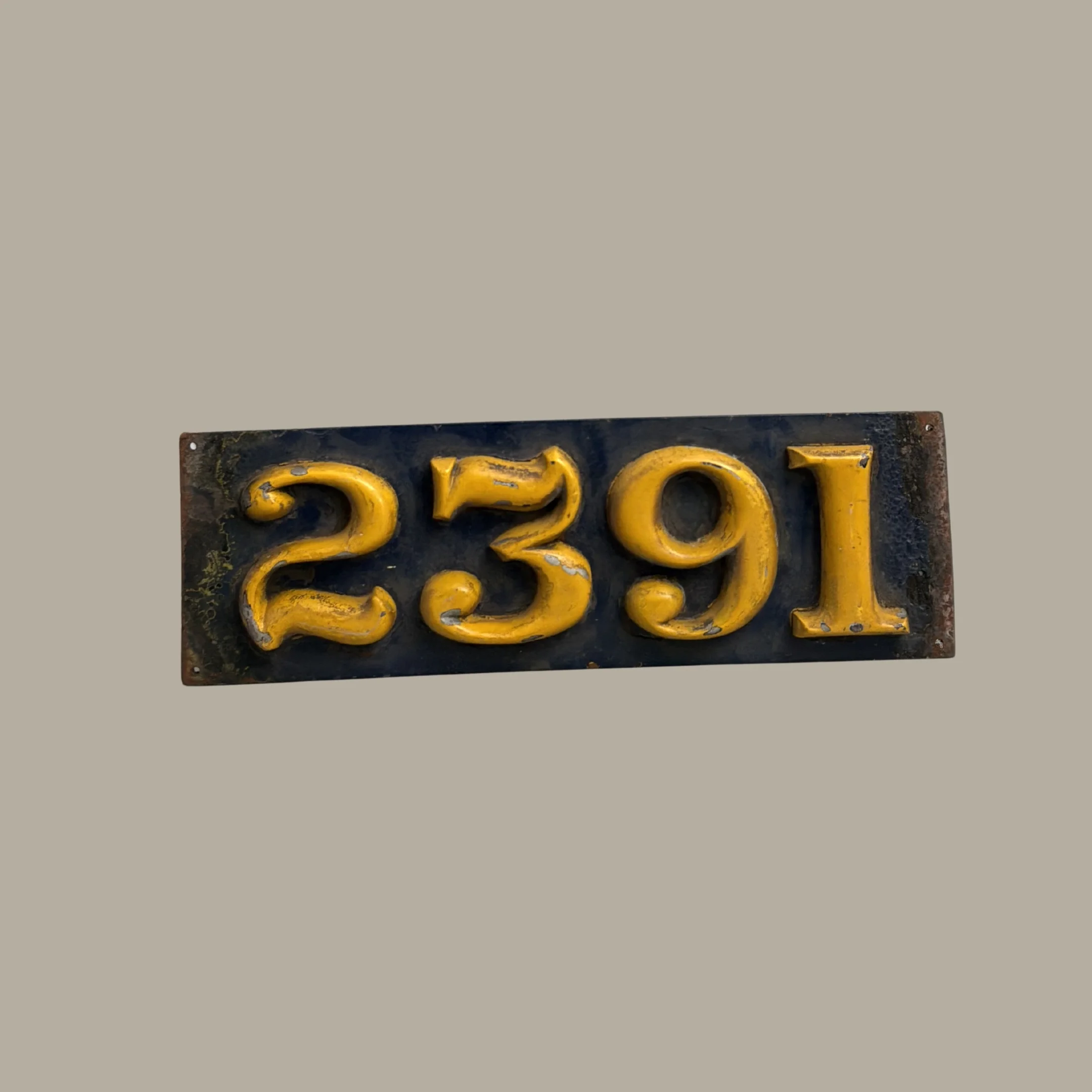Antique Address Plaque #71262