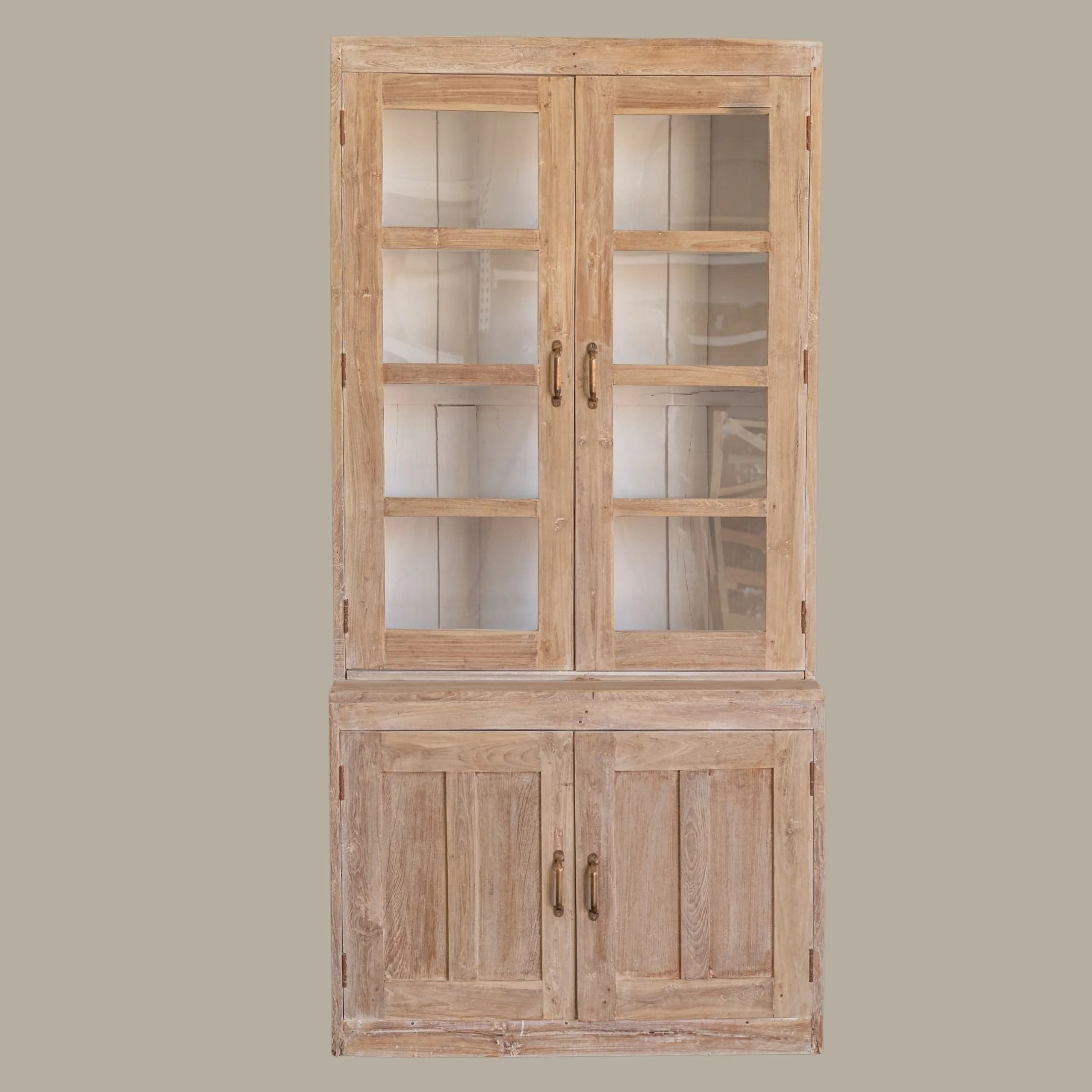 Belached Teak Cabinet #034