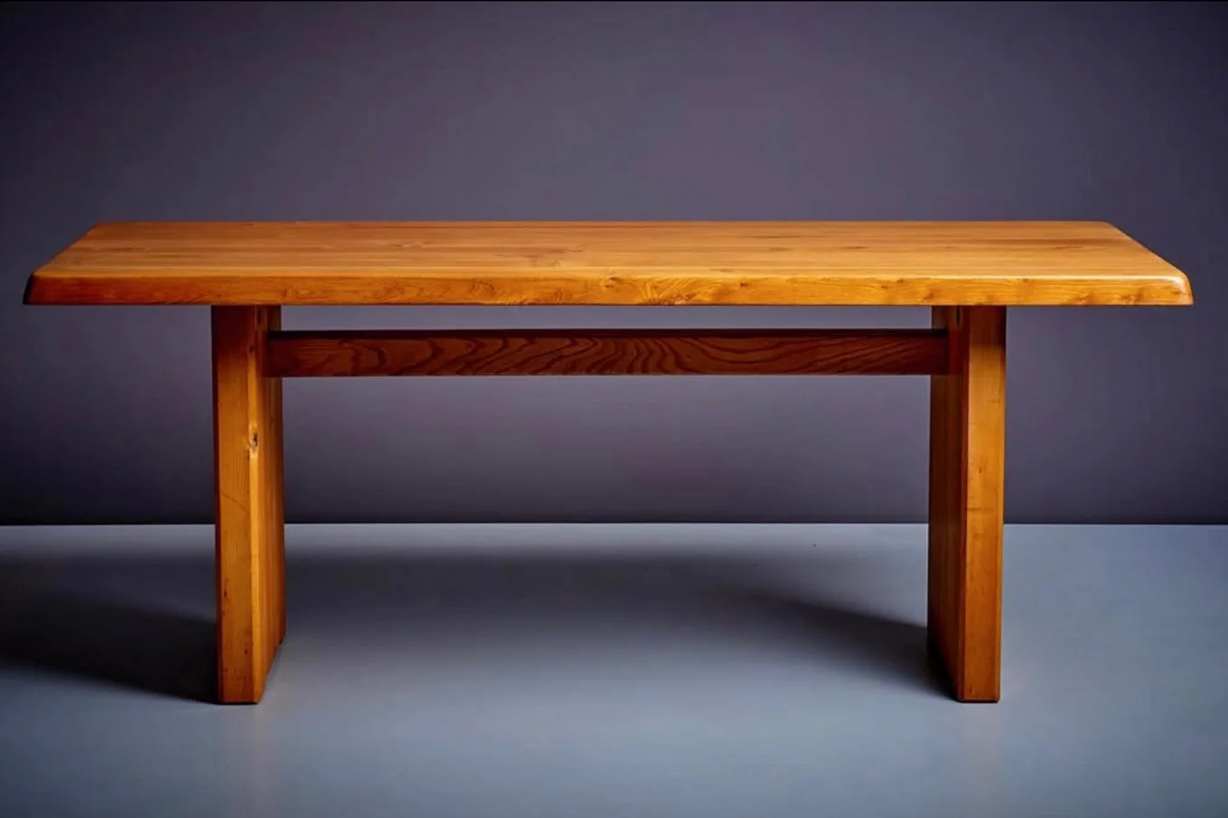 1970's Pierre Chapo Elmwood Dining Table