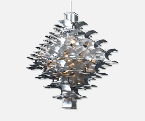 Vintage French Modern "Cassiope" Chandelier by Max Sauze