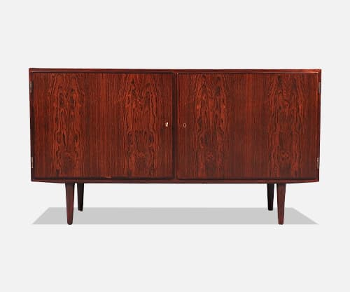 Danish Modern Brazilian Rosewood Credenza by Carlo Jensen