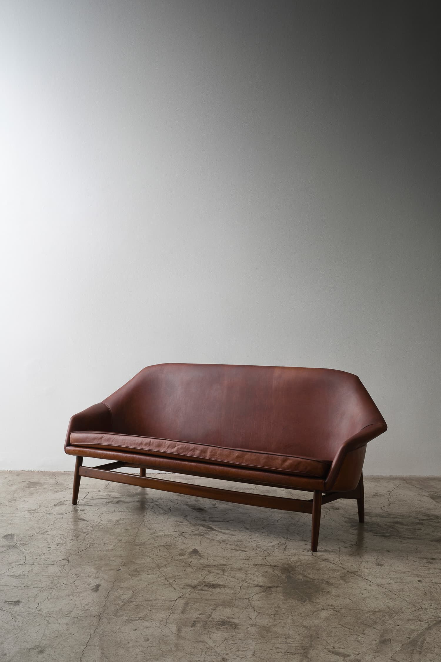 Two-Seater Sofa in Leather
