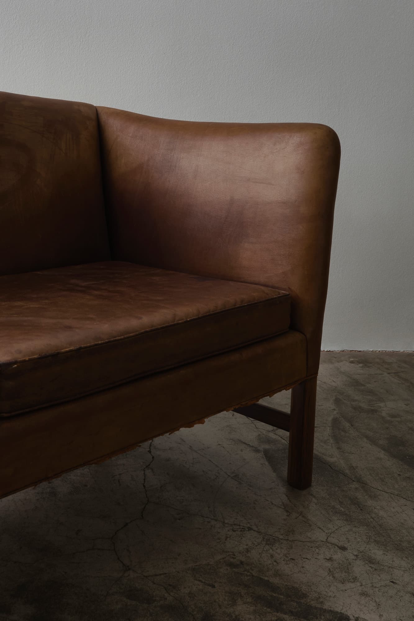 Three Seater Leather Sofa