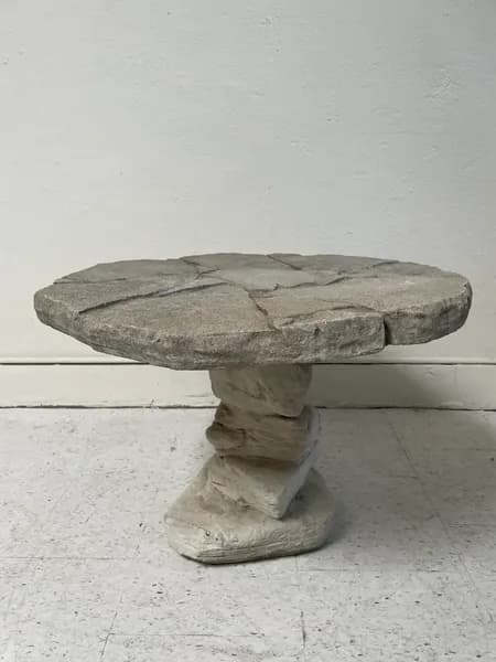 Concrete Garden Accent Table