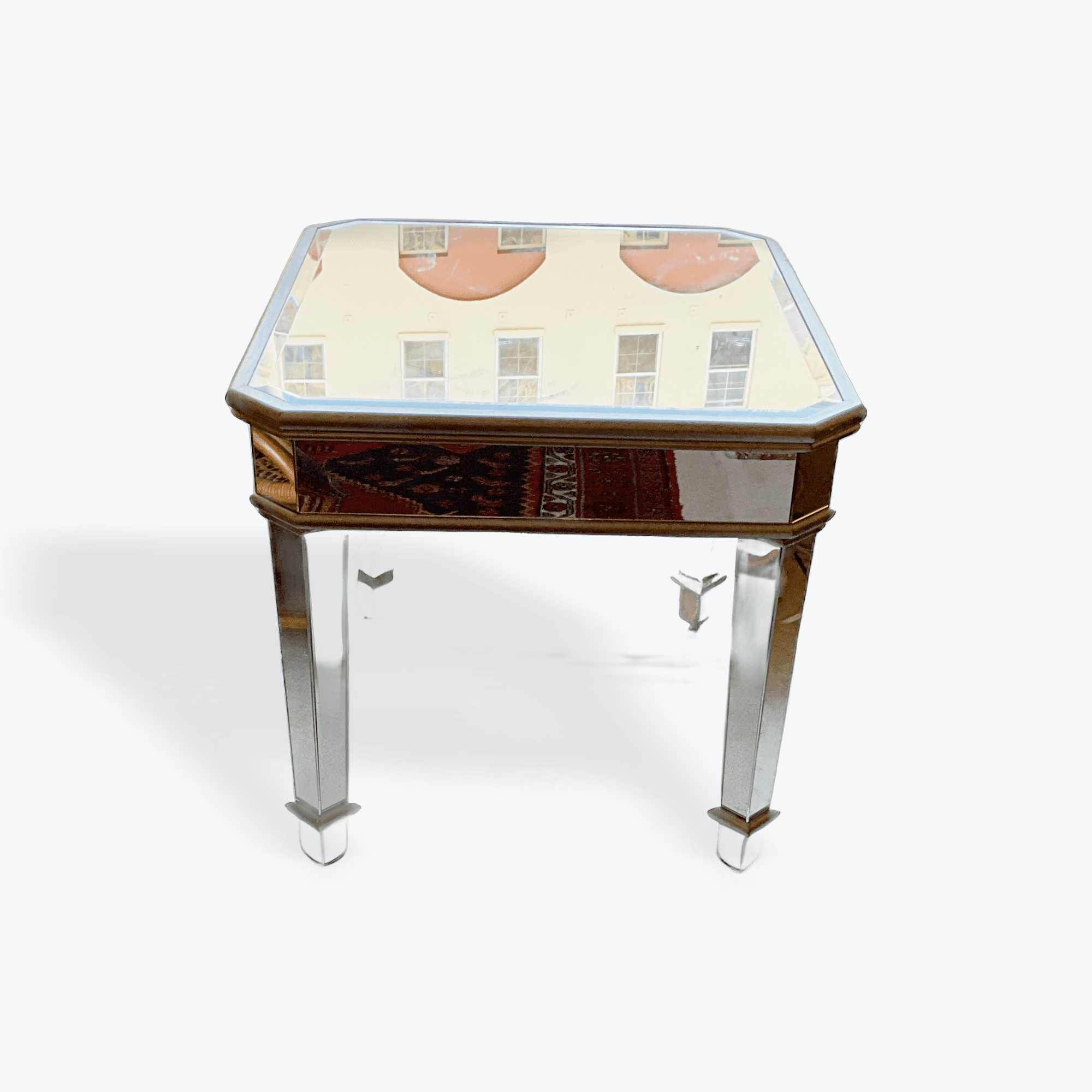 Pair of Mirrored Side Tables