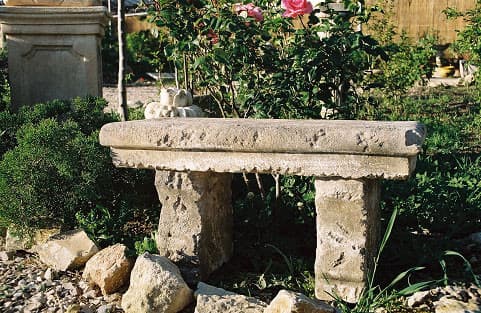 LIMESTONE BENCH FLORENTIN PETIT