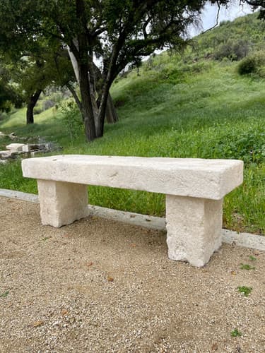 LIMESTONE BENCH CAMPAGNARD 150