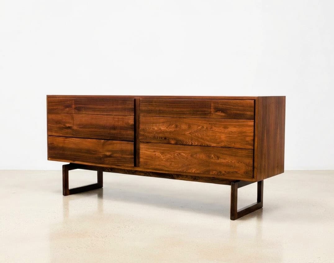 Mid Century Danish Rosewood Dresser by Arne Hovmand-Olsen