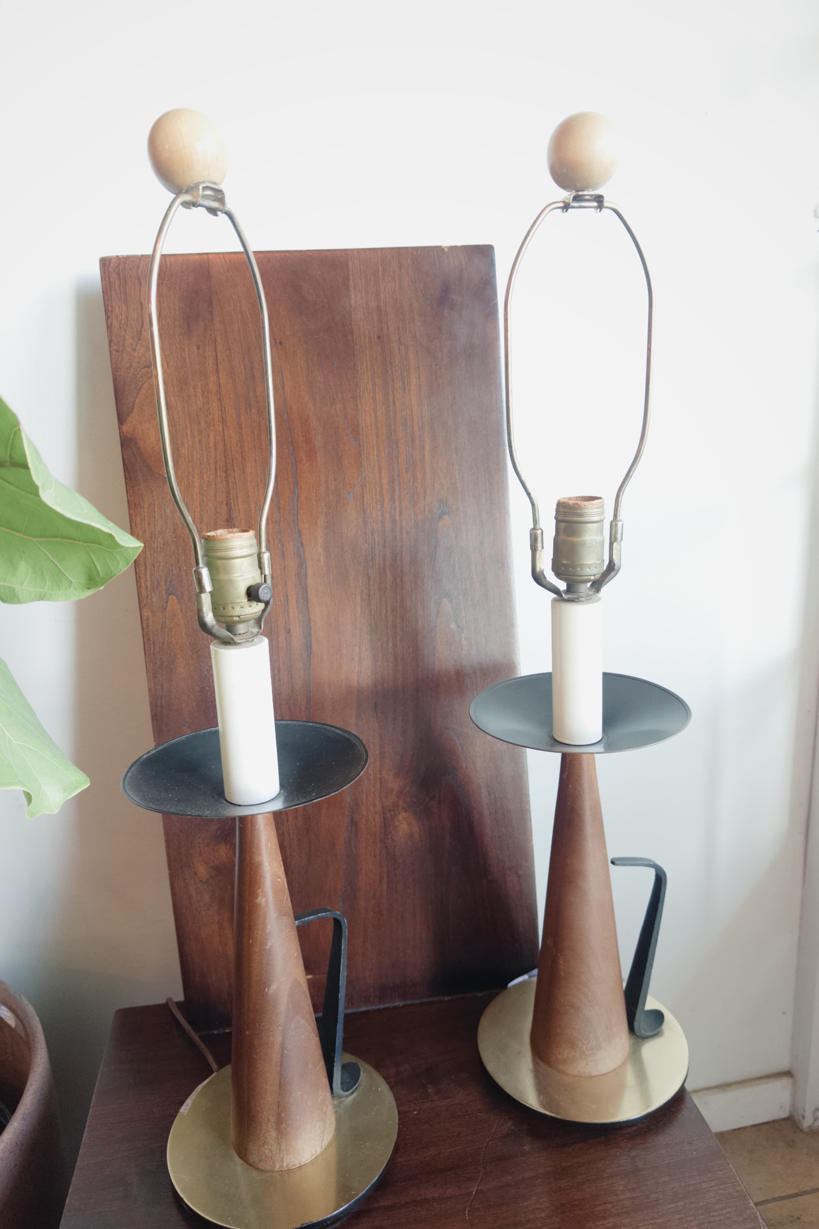 1950's French Table Lamps