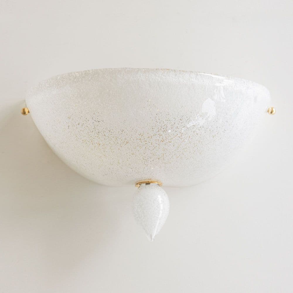 Italian Blown Glass Sconce
